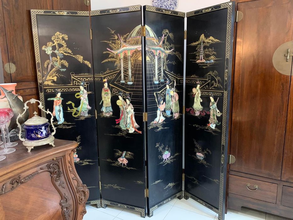 Grande biombo oriental