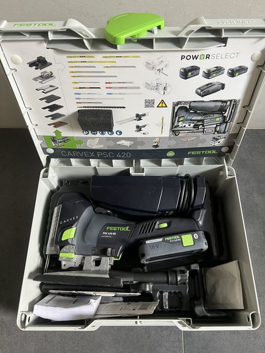 Безщітковий Акум.маятниковий лобзик Festool CARVEX PSC 420 EB