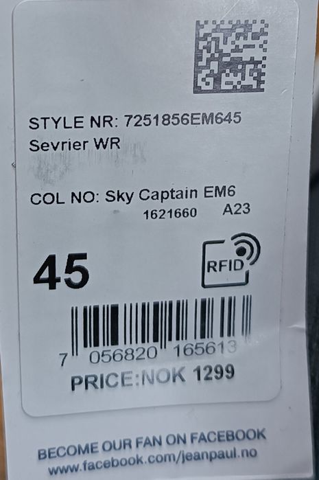 Nowe Buty Jean Paul Waterproof Sevrier Wr Trekking Wodoodporne r. 45