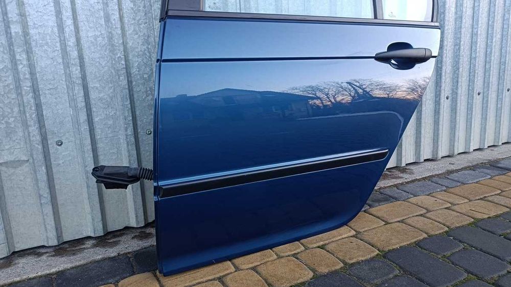 Kompletne drzwi lewe tylne BMW E46 sedan kolor TOPASBLAU 364/5