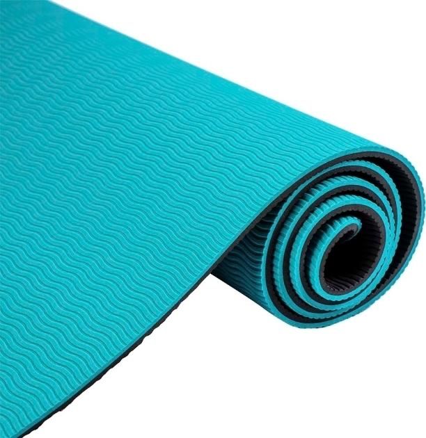 Коврик для йоги LiveUp TPE YOGA MAT Бирюзовый