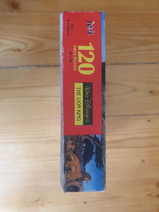 Puzzle Król Lew 120 elementów Lata 90 PRL Vintage