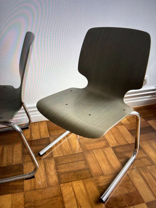 set of 3 mid-century pagwood chairs kusch&co