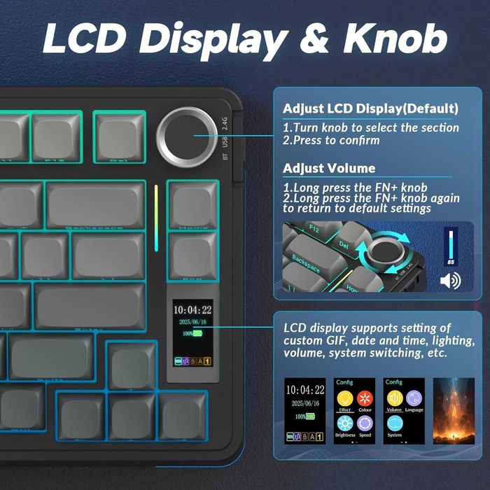 Клавіатура Aula s75 pro | аула с75 про