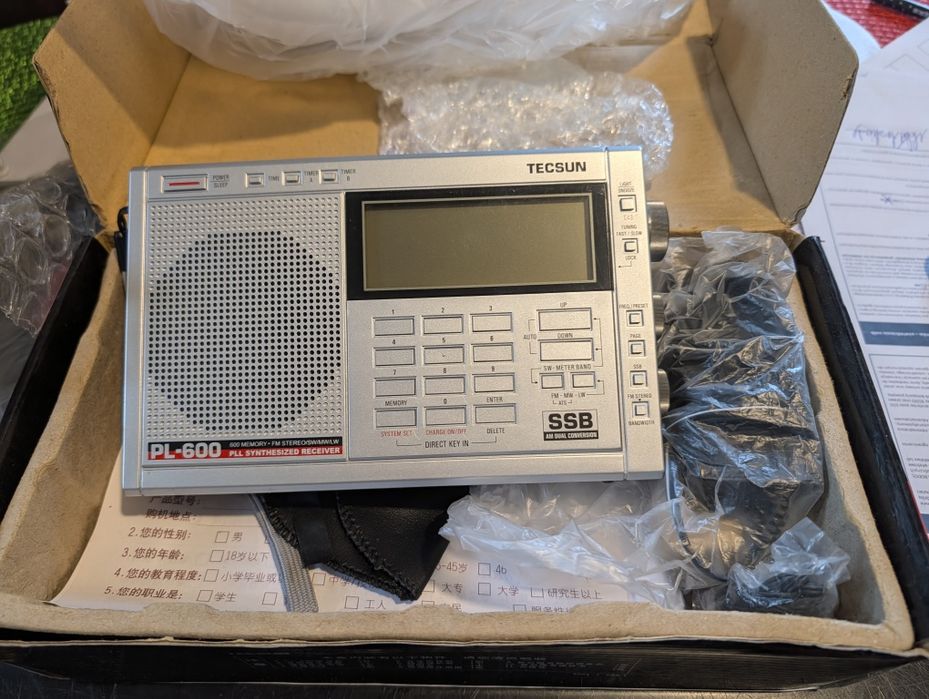 Tecsun PL-600 world band range z SSB