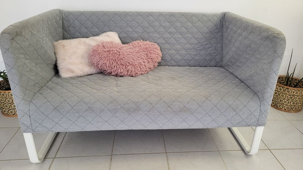 Sofá ikea cinza em bom estado
