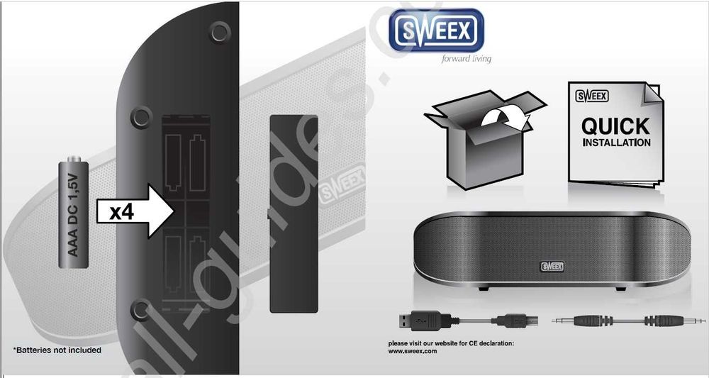 Coluna portátil Sweex SP101