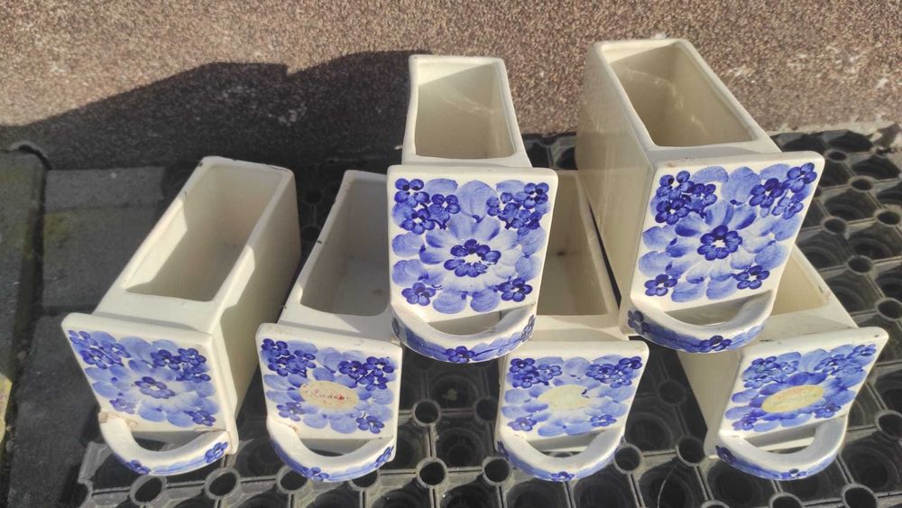 Półka z 6 szufladkami ceramicznymi na przyprawy ceramika Włocławek