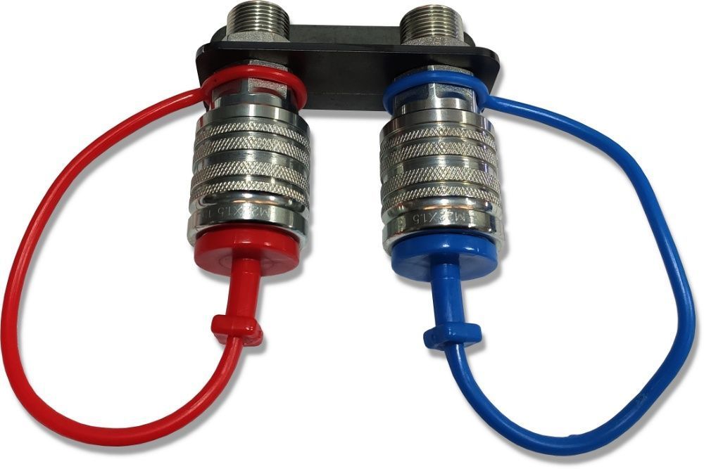 KOMPLET Surowa Tablica + 2x Szybkozłącza GNIAZDA EURO M22 [8252]