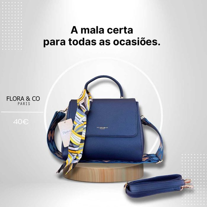 Mala Bolsa ECO Clássica Azul Escuro / NOVA COM ETIQUETA