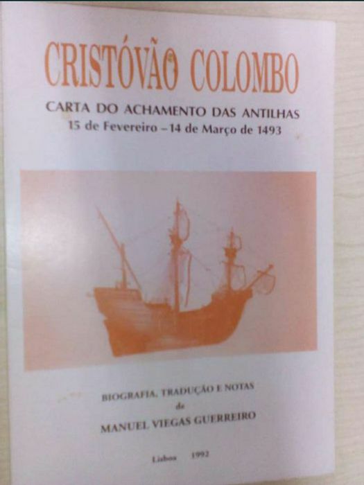 Carta do Achamento das Antilhas.