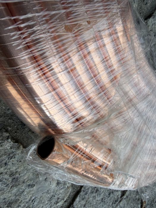 NOWY Zwój rurka miedziana 1,8cm okolo 25 metrów