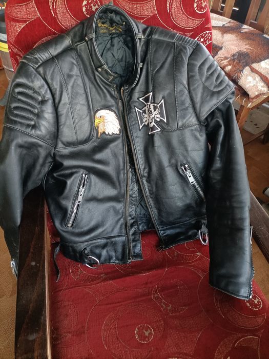 Kurtka skórzana motocyklowa