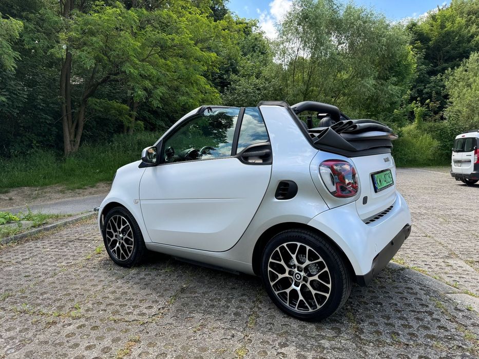 Smart Fortwo Cabrio wersja pulse , 22kw ładowarka , skóra , led pakiet