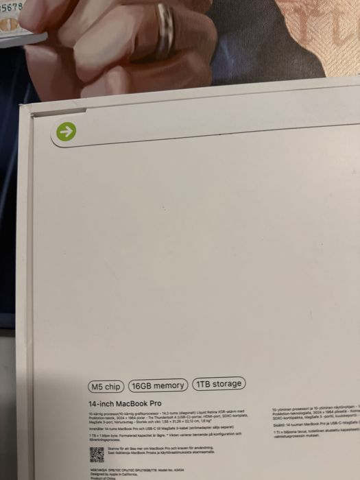MacBook Pro 14" Space Black M5 16/1TB 10CPU 10GPU (MDE14KS/A) 2025