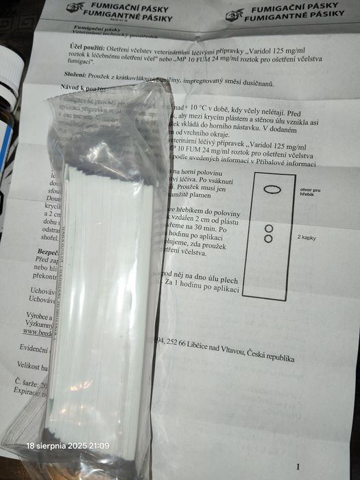 Paski spalania varidol