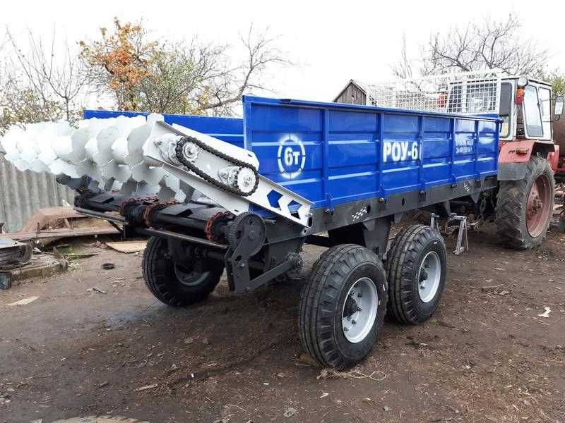 Гноєрозкидач РОУ-6 від виробника навозоразбрасыватель! Доставка! ПДВ!
