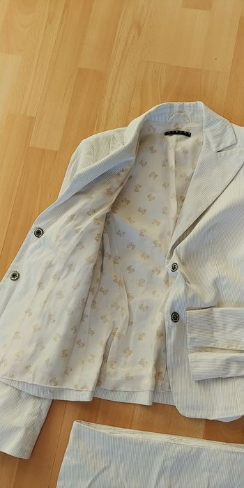 Sisley marynarka żakiet i spódnica xs