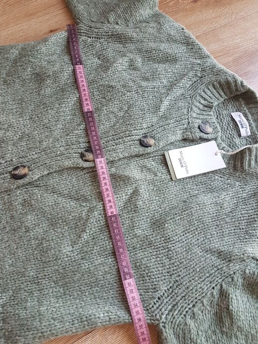 M 38 Marc O'Polo Denim kardigan damski sweter rozpinany guziki wełna