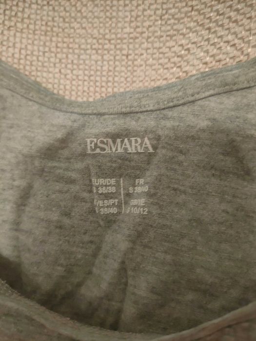 Zestaw 5 ubrań ciążowych, sukienka, 2*tunika, ogrodniczki, koszulka