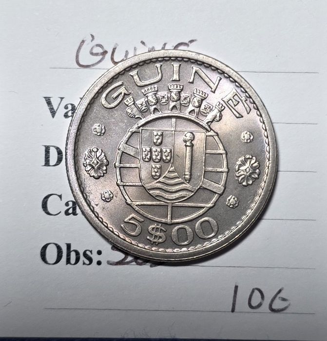 5$00 1973  Guiné