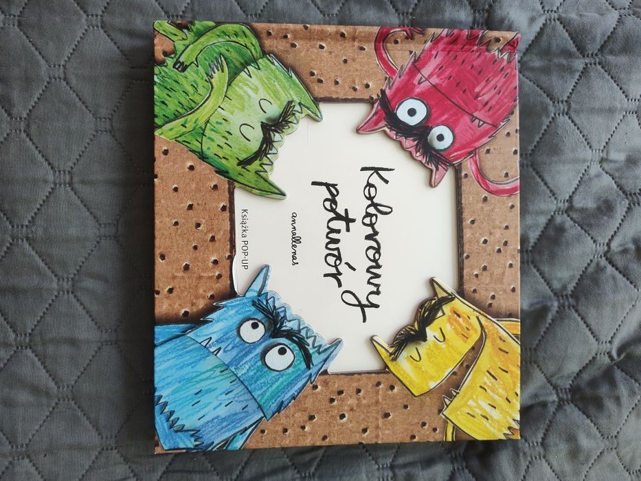 Książka pop-up "Kolorowy potwór" o emocjach