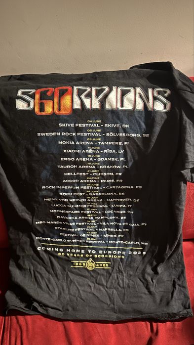 Koszulka Scorpions 60years 2025