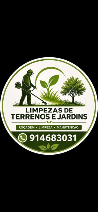 Limpeza de terrenos e jardins