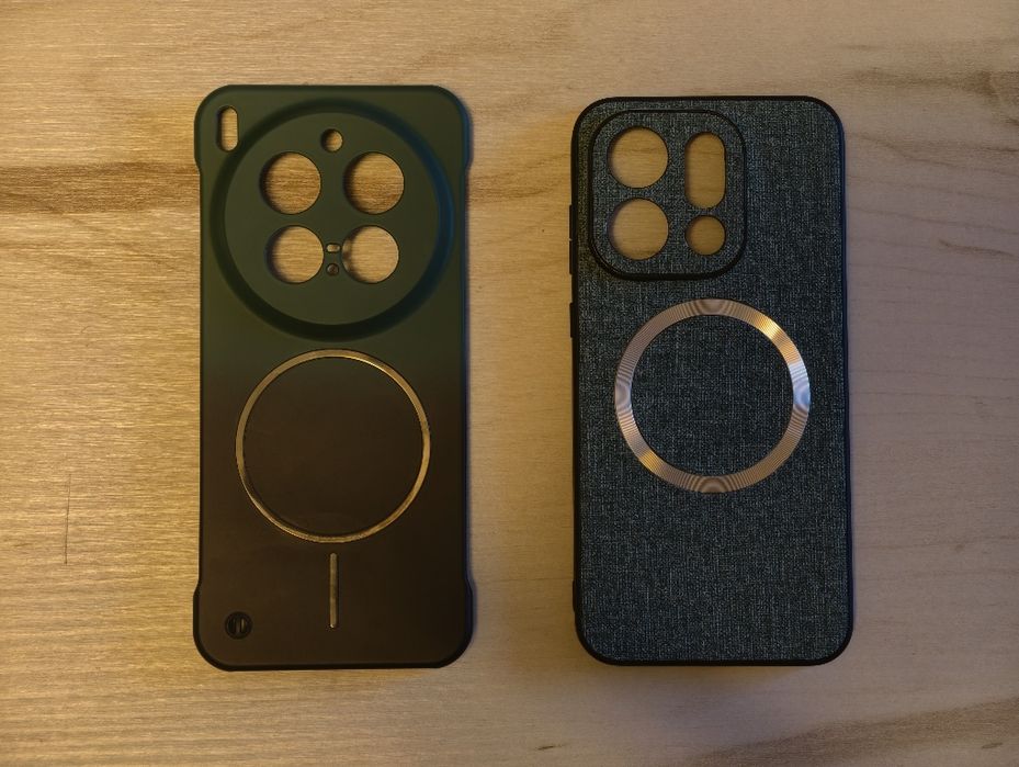 2 зелёных чехла MagSafe для Vivo X300 Pro / OPPO Find X9