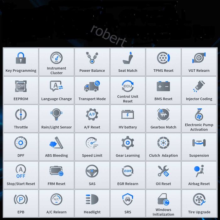 Profesjonalny Tester Diagnostyczny Xtool D7 V2.0 36 funkcji resetów