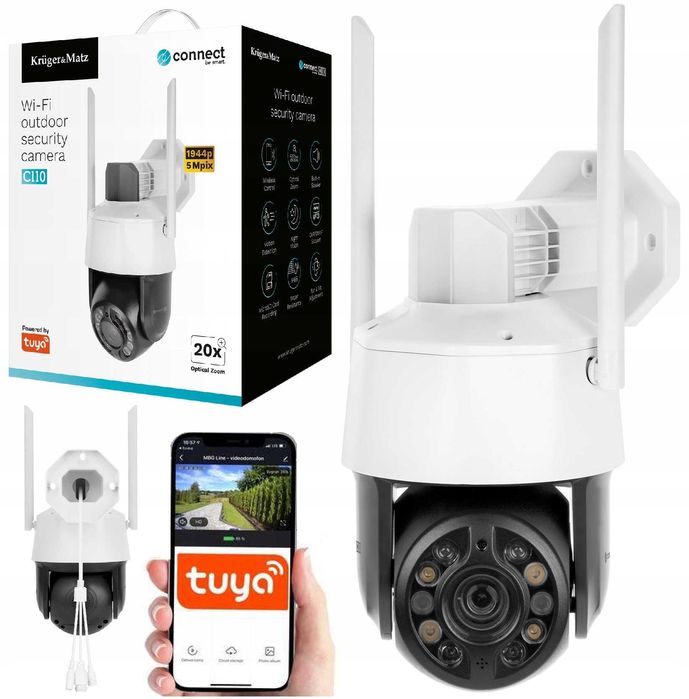 Kamera Wi-Fi zewnętrzna Kruger&Matz Connect C110 Tuya
