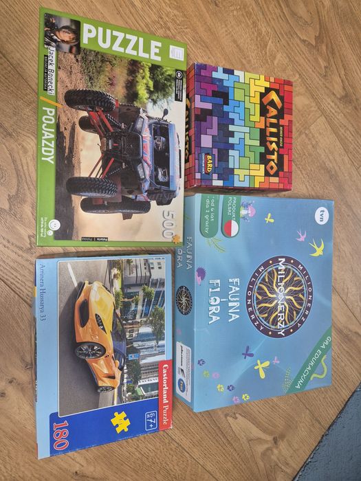 Zestaw gry puzzle milionerzy callisto