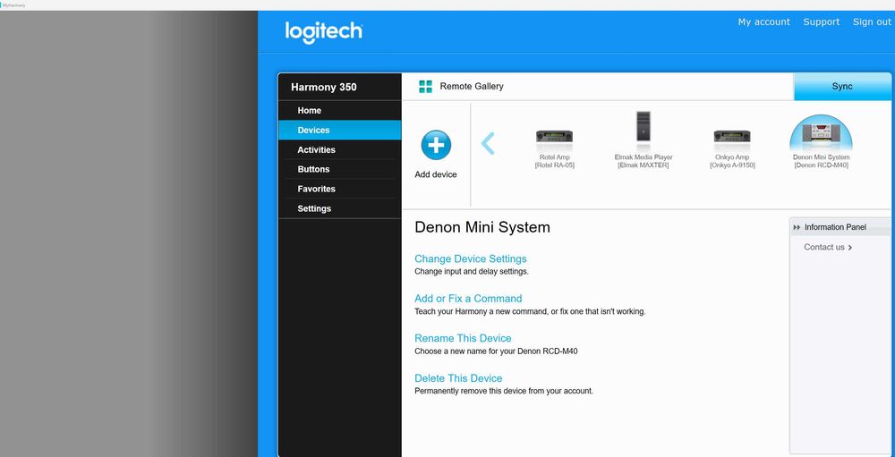 Pilot Logitech Harmony 350 do wielu urzadzen USB/IrDa