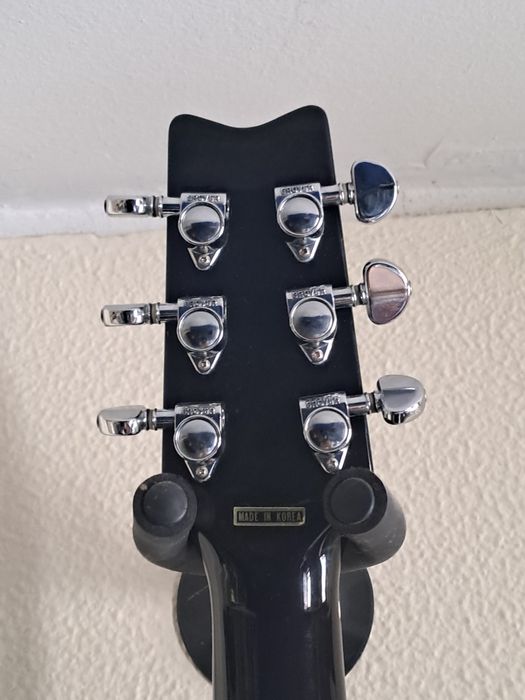 Guitarra eletro acústica washburn D-10 E/BK 1990