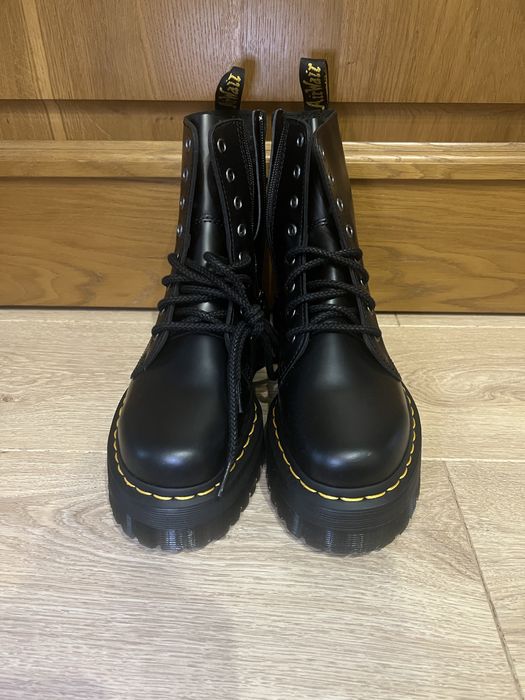 Dr. Martens Берці з гладкої кожи на платформі