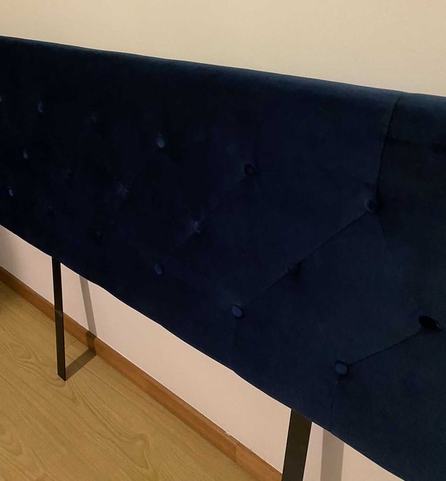 Cabeceira e estrado para cama de casal