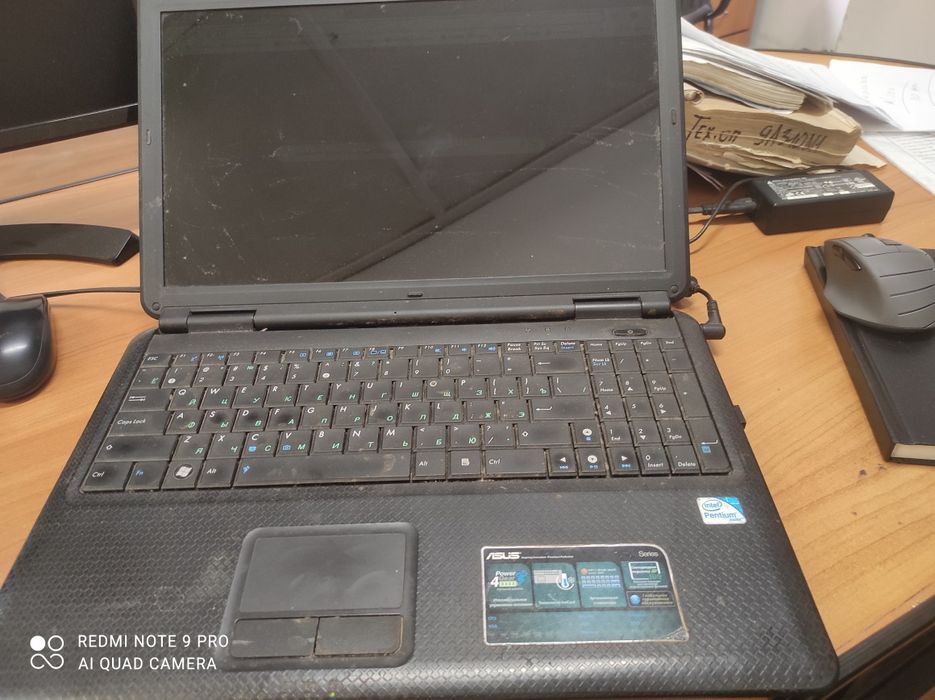 Ноутбук ASUS P50IJ RAM 4Gb DDR2, Dual-Core 2.1 GHz,15" без HDD