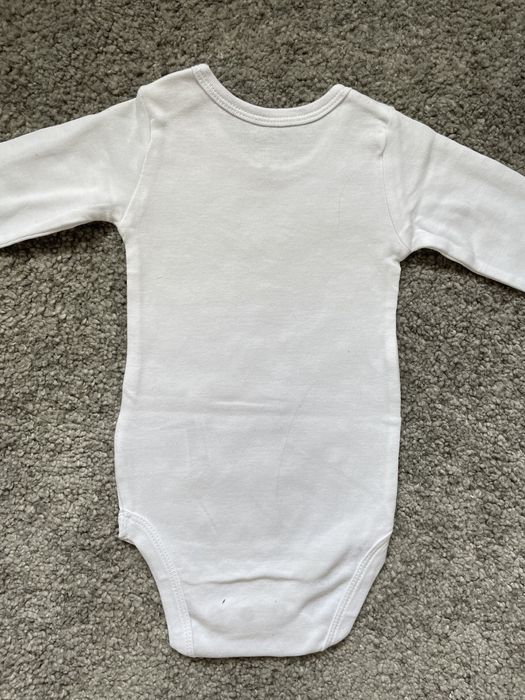 Białe body na długi rękaw Cool Club r.74