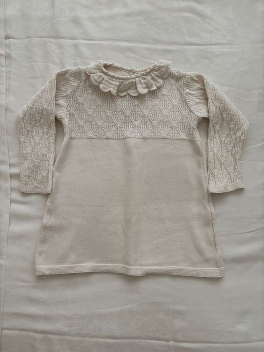 Vestido em Tricot Natura Pura