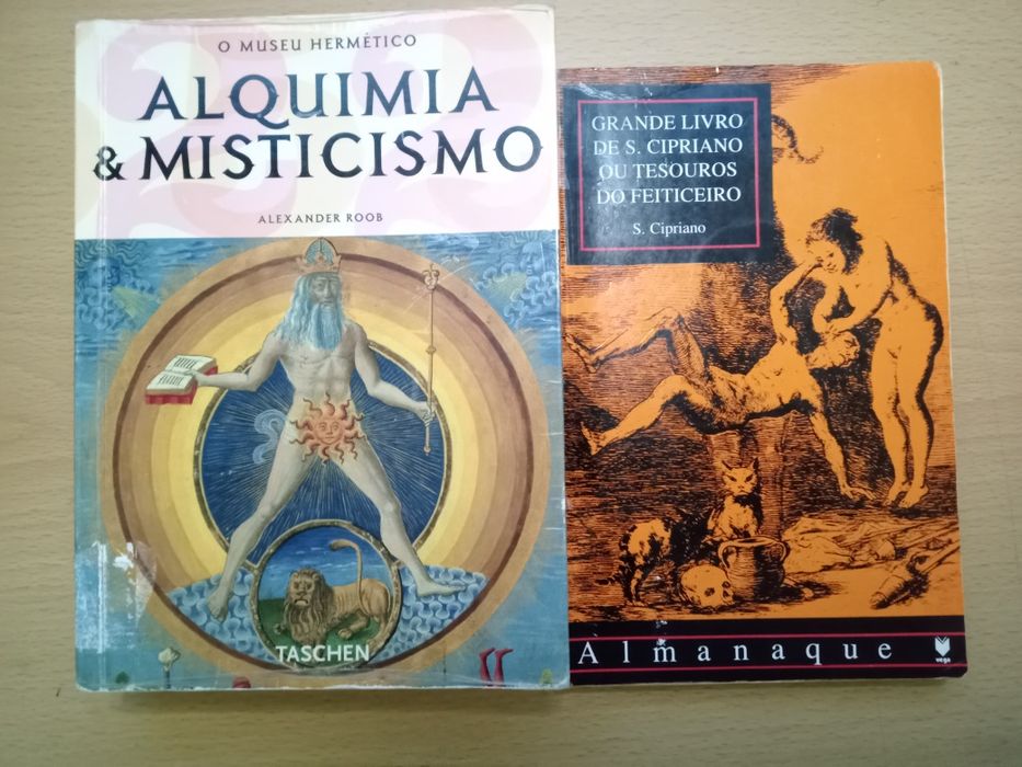 Livro São Cipriano e Livro de Alquimia COMO NOVOS
