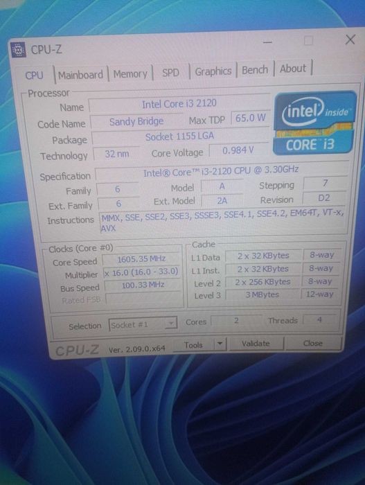 PC Desktop Intel Core i3/ 8Gb/ 500Gb