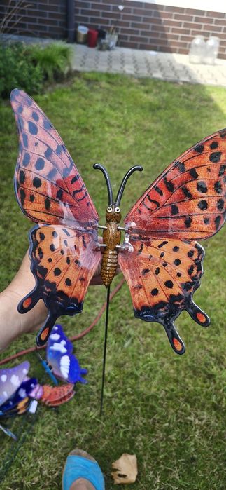 Motyl na piku.dekoracja, ogród, dom