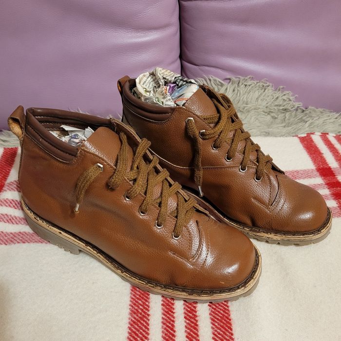 Buty robocze z PRL-u