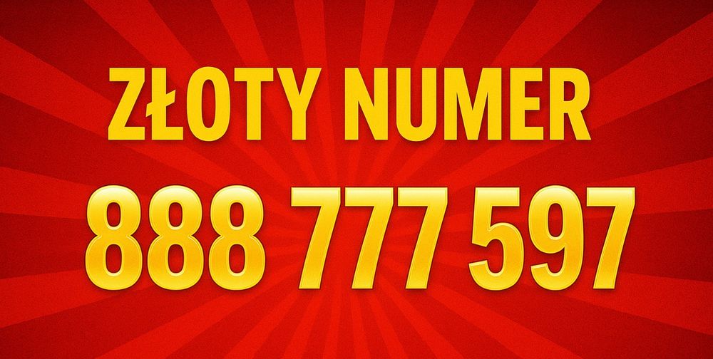 Złoty numer IDEALNY dla Firmy