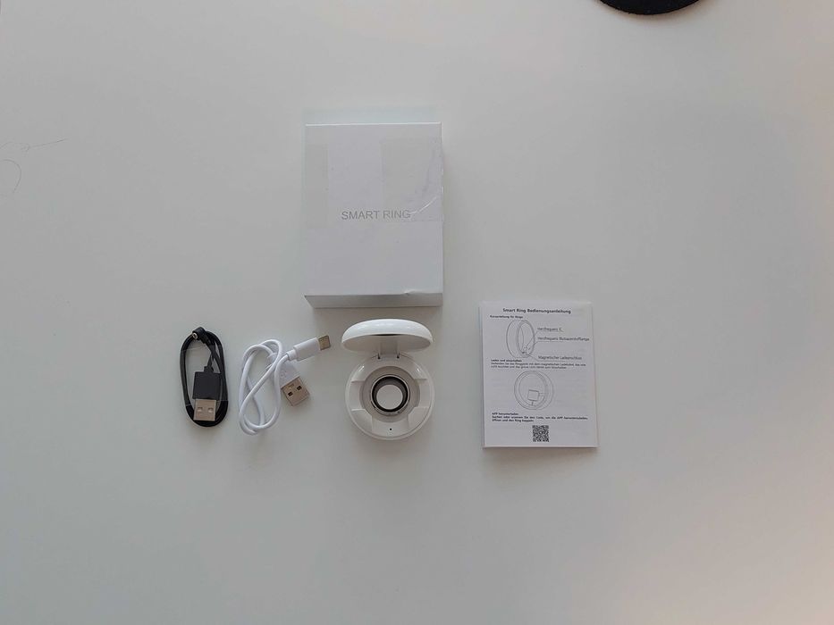 Smart ring (rozmiar 8, srebrny)