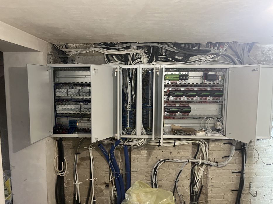 Tablica elektryczna, rozdzielnica, gotowa do montażu, prefabrykacja