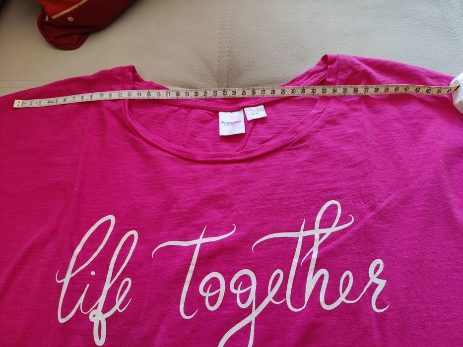 T-shirt, manga curta, Rosa, Nova, Prénatal, M