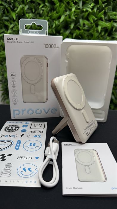 Портативная Батарея павербанк Proove Knight 20W 10000mAh beige