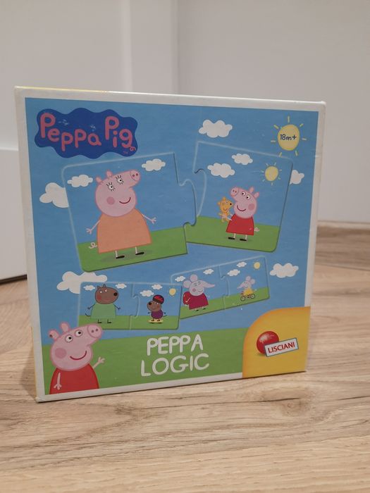 Mini puzzle logiczne Świnka Peppa