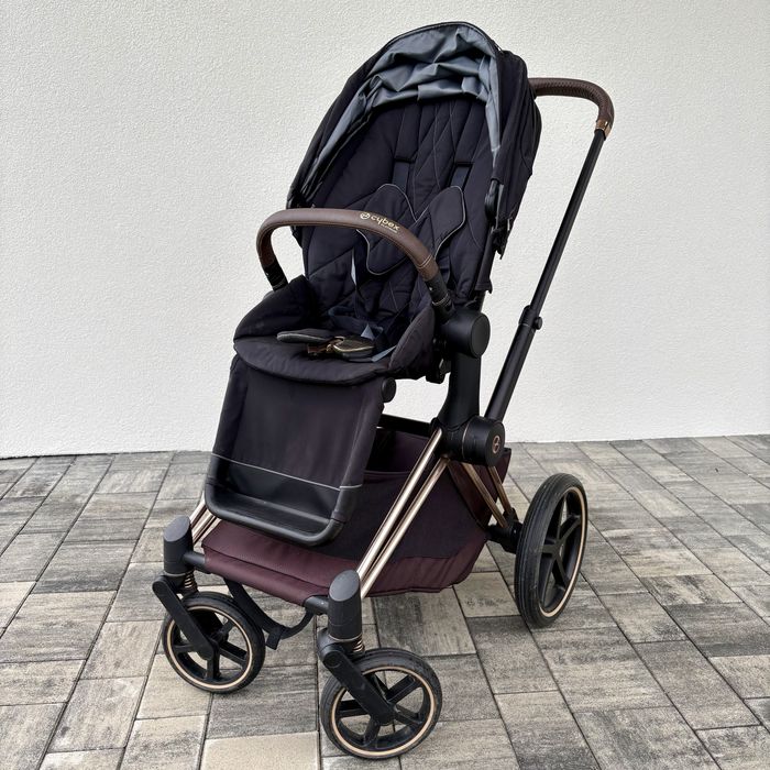 Wozek Cybex Priam 2.0 Gold, spacerowka + gondola, akcesoria